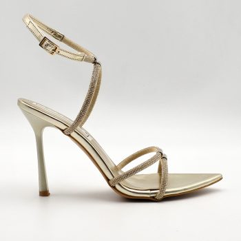 ΠΕΔΙΛΟ ~Stiletto High Heel Gold Strass Selective~