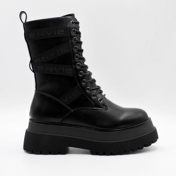 ΓΥΝΑΙΚΕΙΟ ΜΠΟΤΑΚΙ ~Combat Black Envie Lace Up~