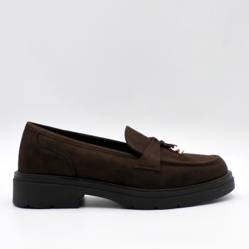ΓΥΝΑΙΚΕΙΟ CASUAL ~Chunky Loafers Brown Suede~