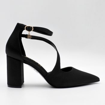 ΓΟΒΑ ~Pointy Block Satin Black~