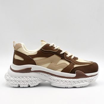 ΓΥΝΑΙΚΕΙΟ SNEAKER ~Brown White~